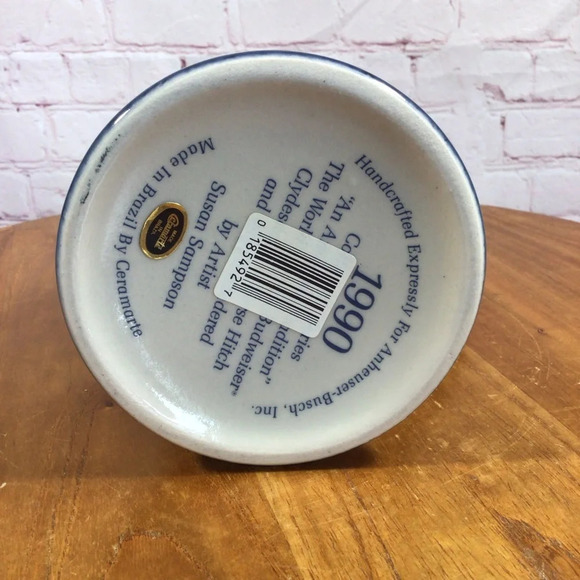 Vintage Budweiser 1990 Collector’s Series “An American Tradition” Ceramic Stein - Picture 8 of 8